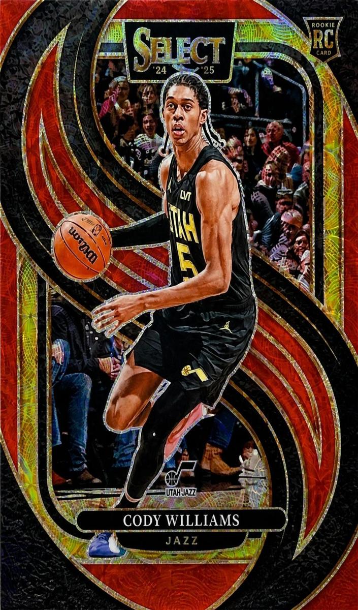 2024 Panini Select Basketball Red Scope Cody Williams #172