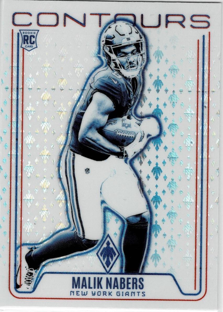2024 Panini Phoenix Football Hyper Malik Nabers #CON-MNS