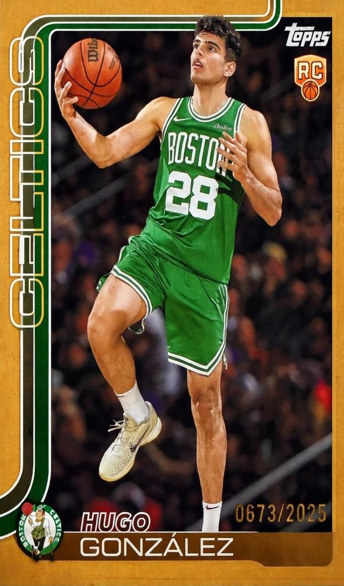 2025 Topps Basketball Gold Hugo Gonzalez #228