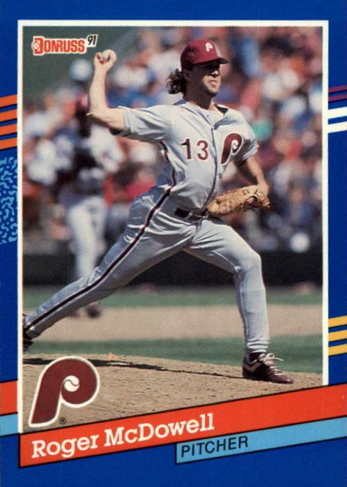 1991 Donruss Baseball Roger McDowell #166