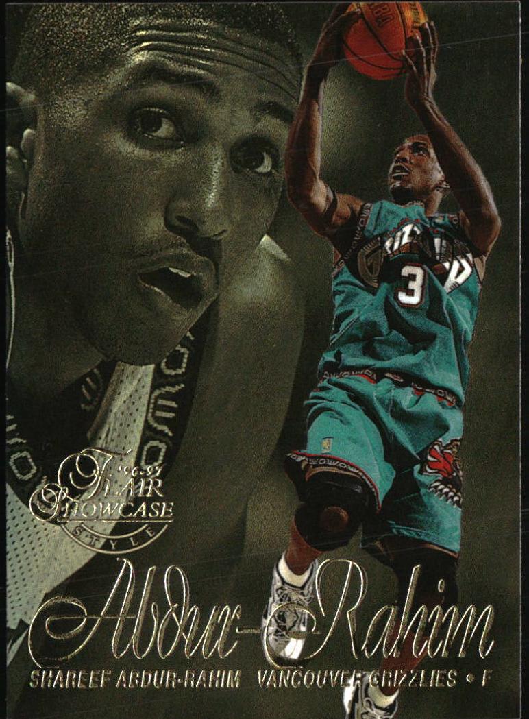 1996 Flair Showcase Basketball Row 2 Shareef Abdur-Rahim #29 PSA 9