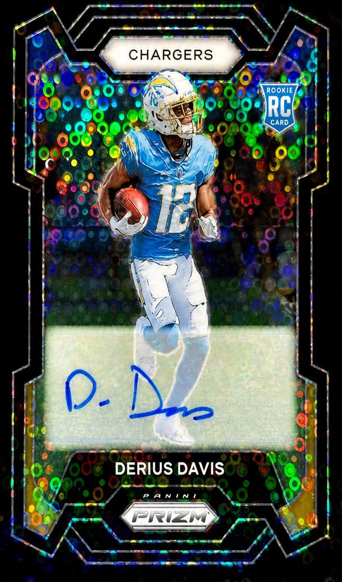 2023 Panini Prizm Football No Huddle Black Derius Davis #351