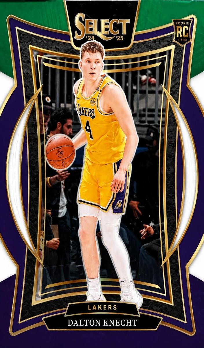 2024 Panini Select Basketball Tri-Color Dalton Knecht #91 PSA 9