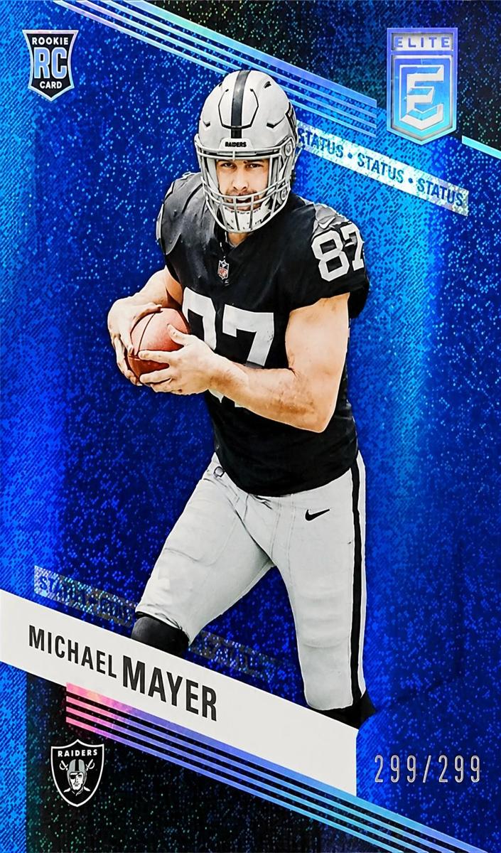 2023 Donruss Elite Football Status Sparkle Michael Mayer #169