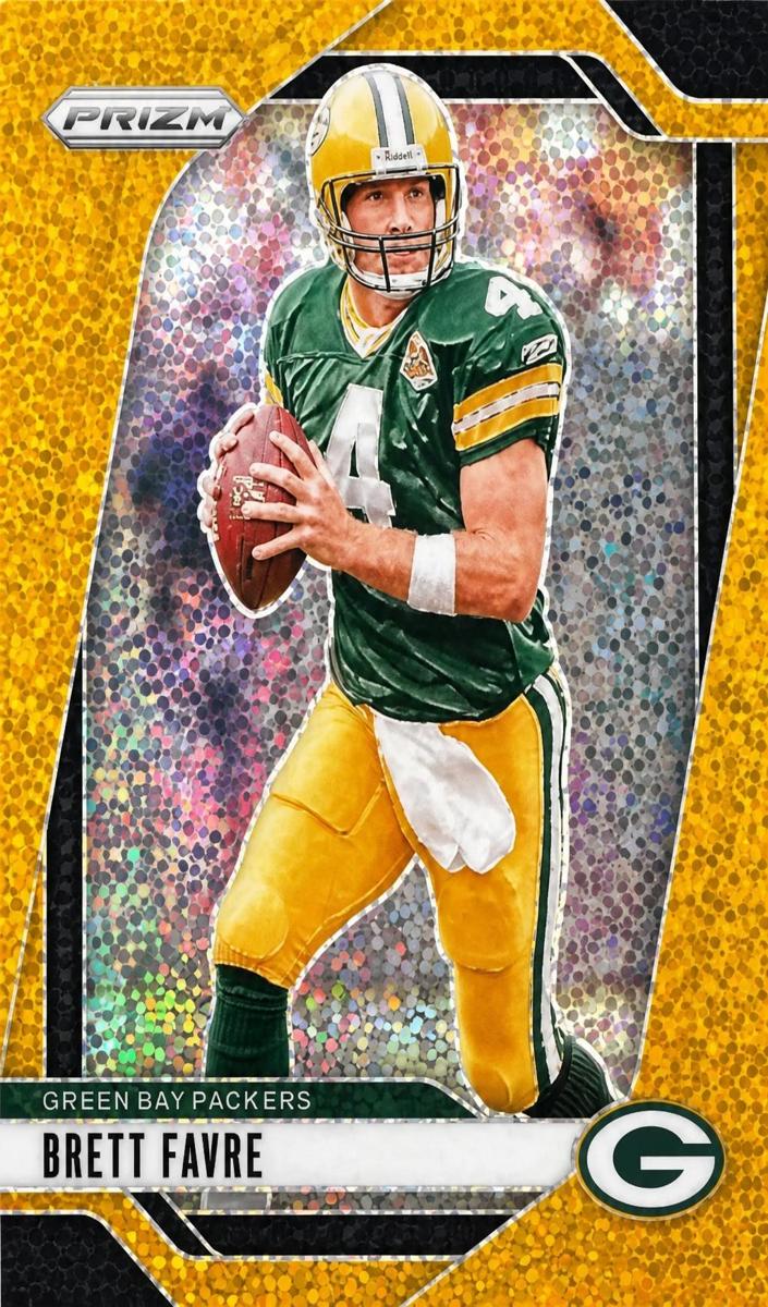 2024 Panini Prizm Football Gold Sparkle Brett Favre #110
