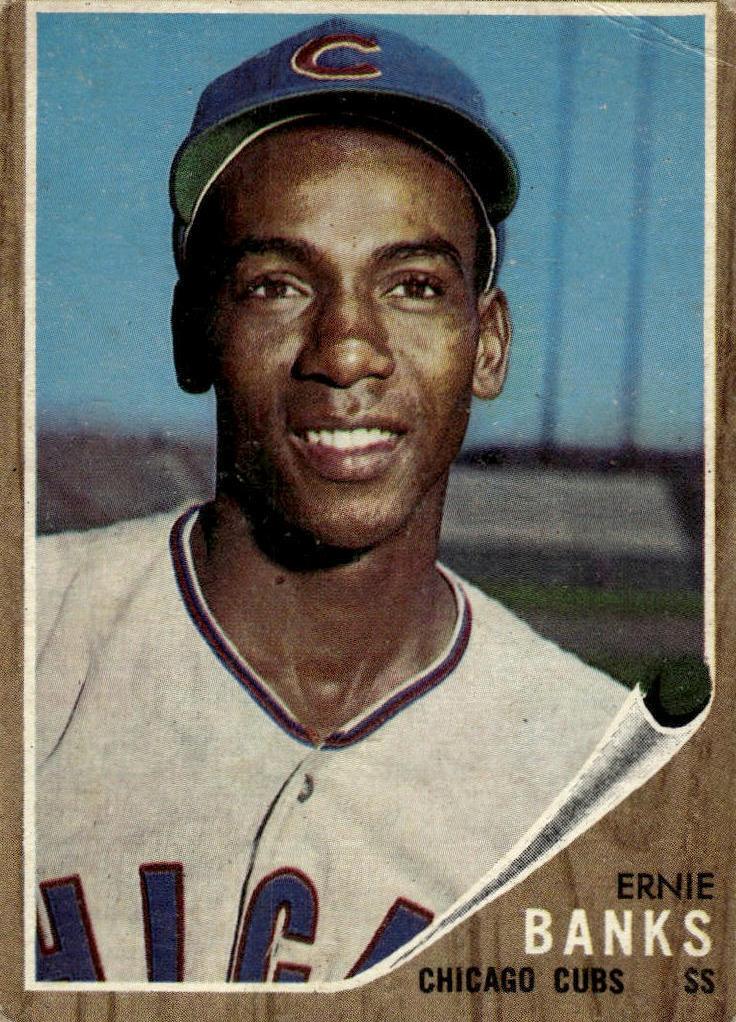 1962 Topps Baseball Ernie Banks #25 PSA 7.5