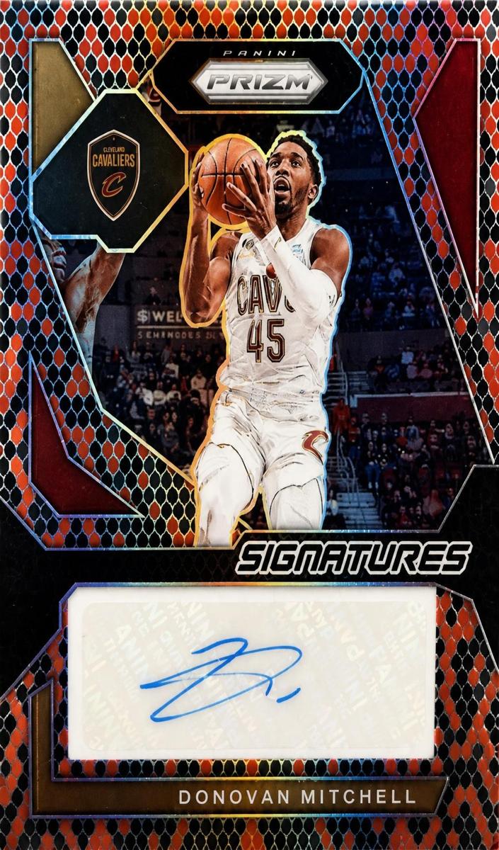 2023 Panini Prizm Basketball Snakeskin Donovan Mitchell #SIG-DON PSA 10