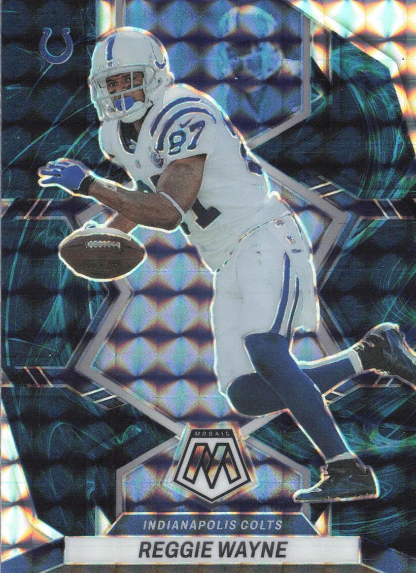 2022 Panini Mosaic Football Genesis Reggie Wayne #241 PSA 10