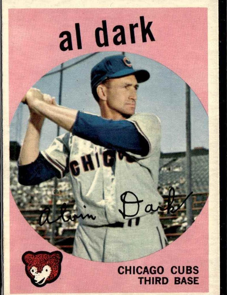 1959 Topps Baseball Al Dark #502