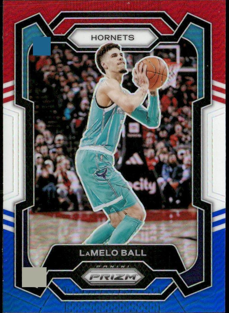 2023 Panini Prizm Basketball Red White and Blue LaMelo Ball #41