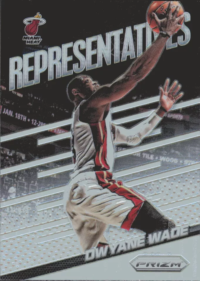 2014 Panini Prizm Basketball Dwyane Wade #11 PSA 9