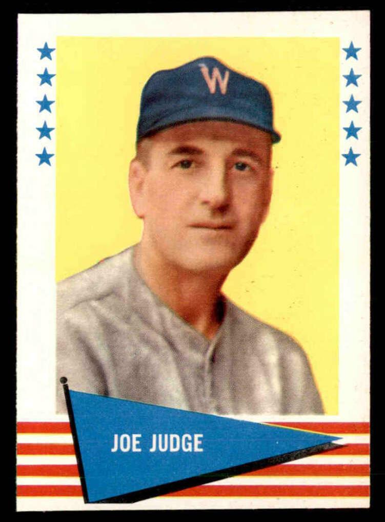 1961 Fleer Baseball Joe Judge #118