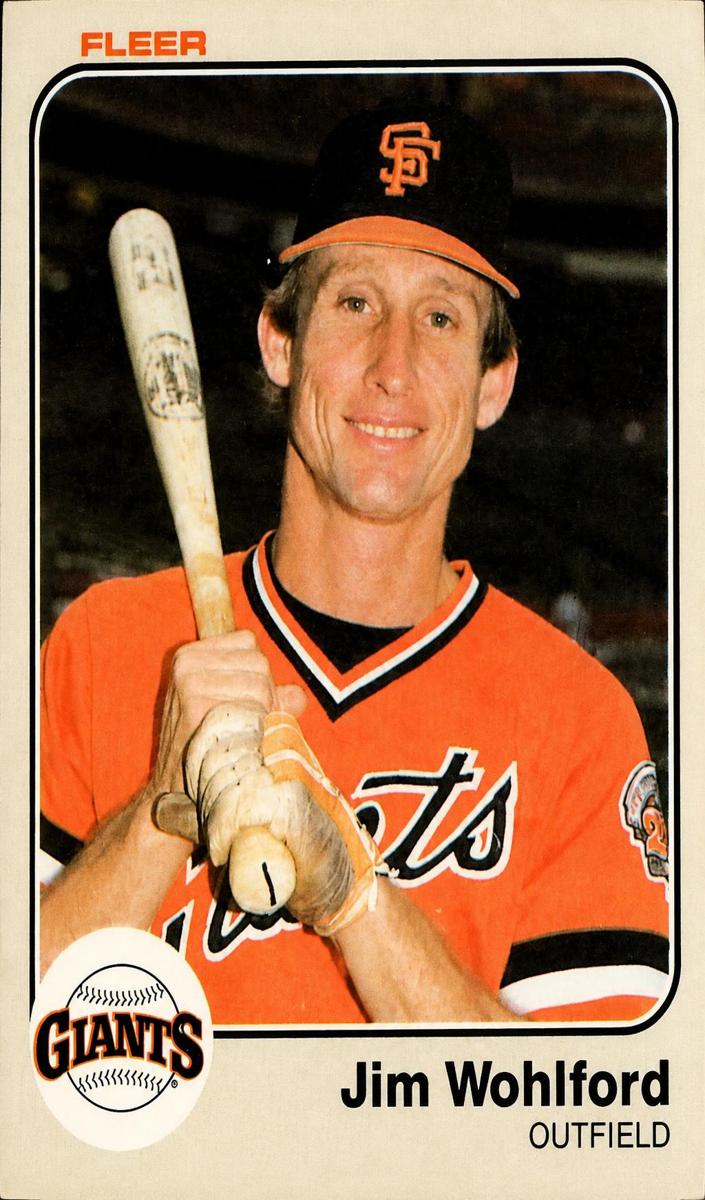 1983 Fleer Baseball Jim Wohlford #276