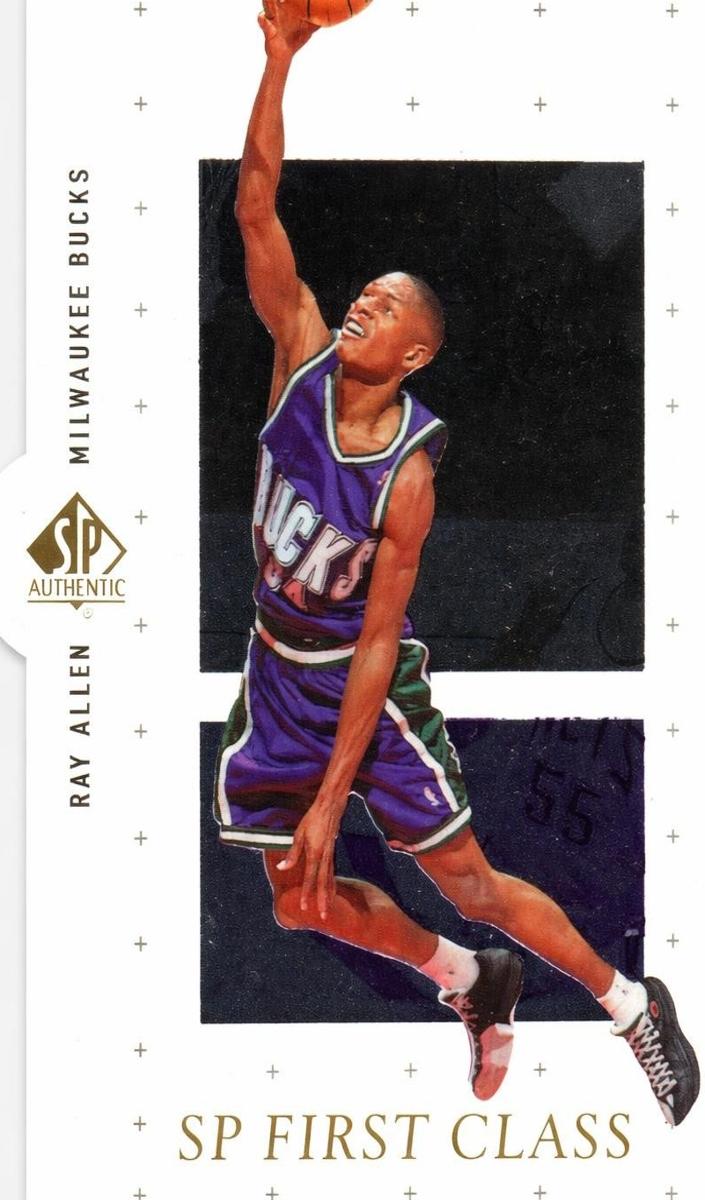 1998 SP Authentic Basketball Ray Allen #FC16 PSA 9