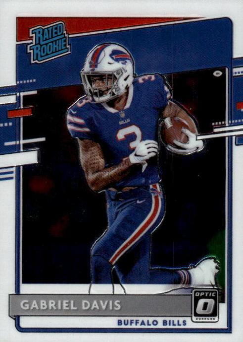 2020 Donruss Optic Football Gabriel Davis #187 PSA 9