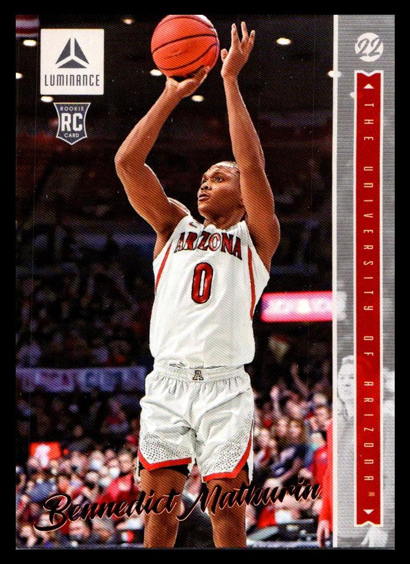 2022 Panini Chronicles Draft Picks Basketball Bennedict Mathurin #28