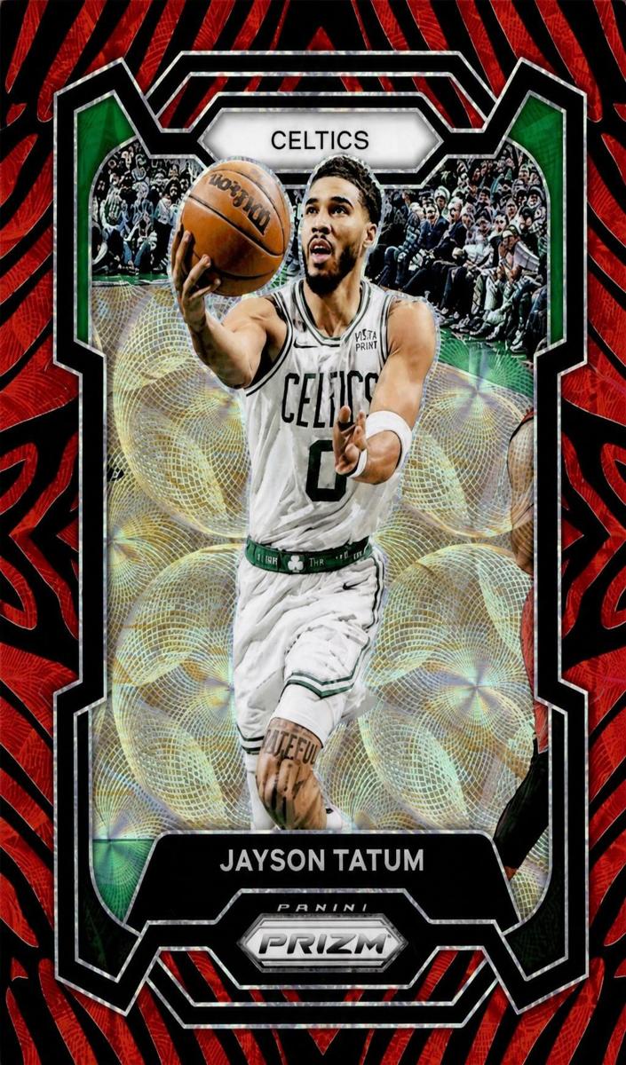 2023 Panini Prizm Basketball Choice Tiger Stripe Jayson Tatum #2