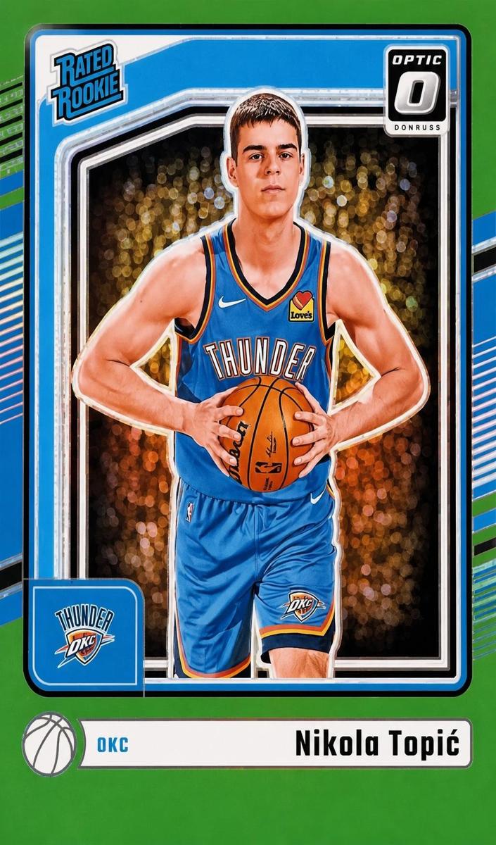 2024 Donruss Optic Basketball Lime Green Nikola Topic #278