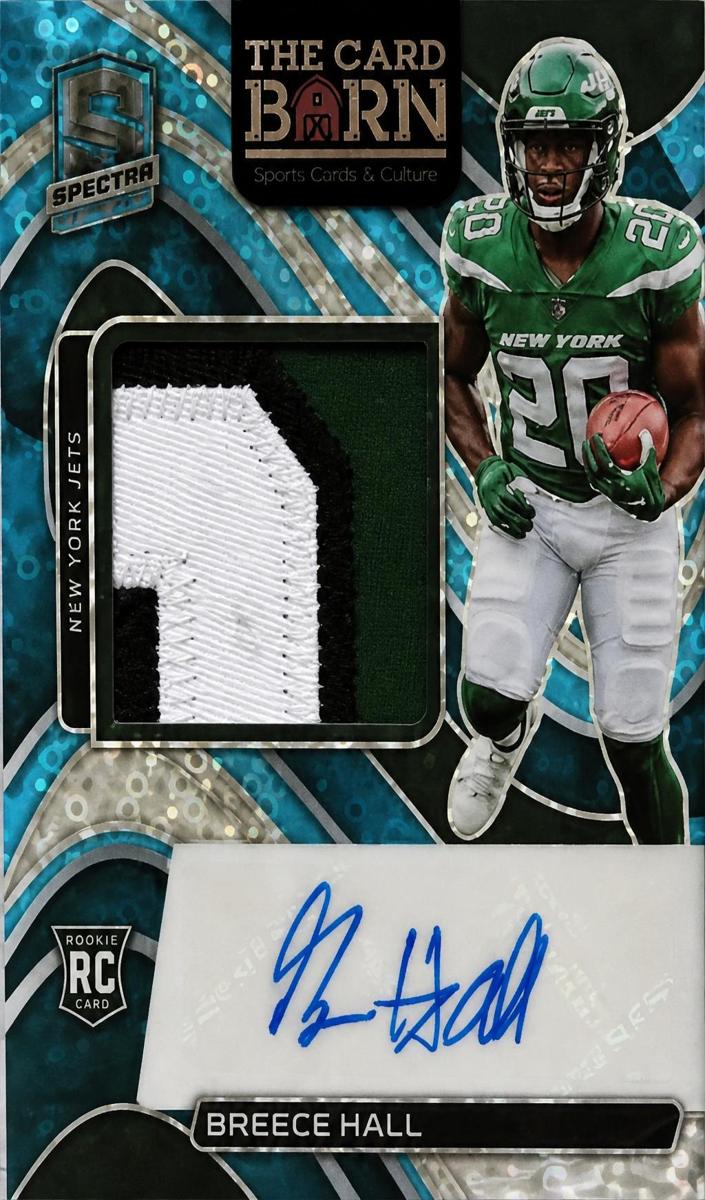 2022 Panini Spectra Football Neon Blue Breece Hall #213