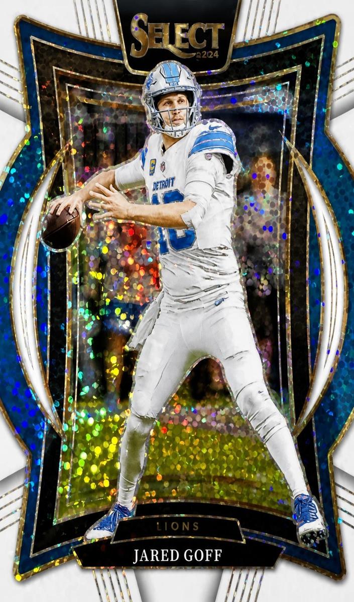 2024 Panini Select Football White Sparkle Jared Goff #36