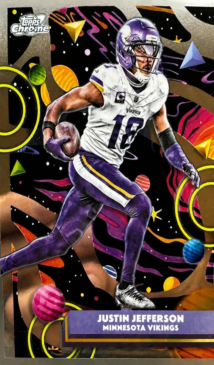 2025 Topps Cosmic Chrome Football Justin Jefferson #65