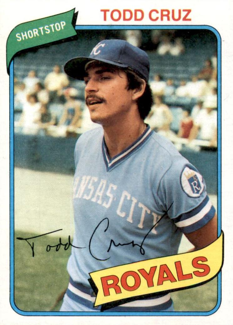 1980 Topps Baseball Todd Cruz #492 PSA 8