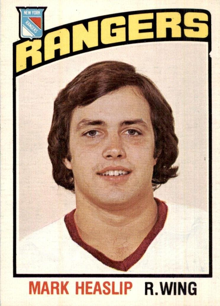 1976 O-Pee-Chee Hockey Mark Heaslip #376