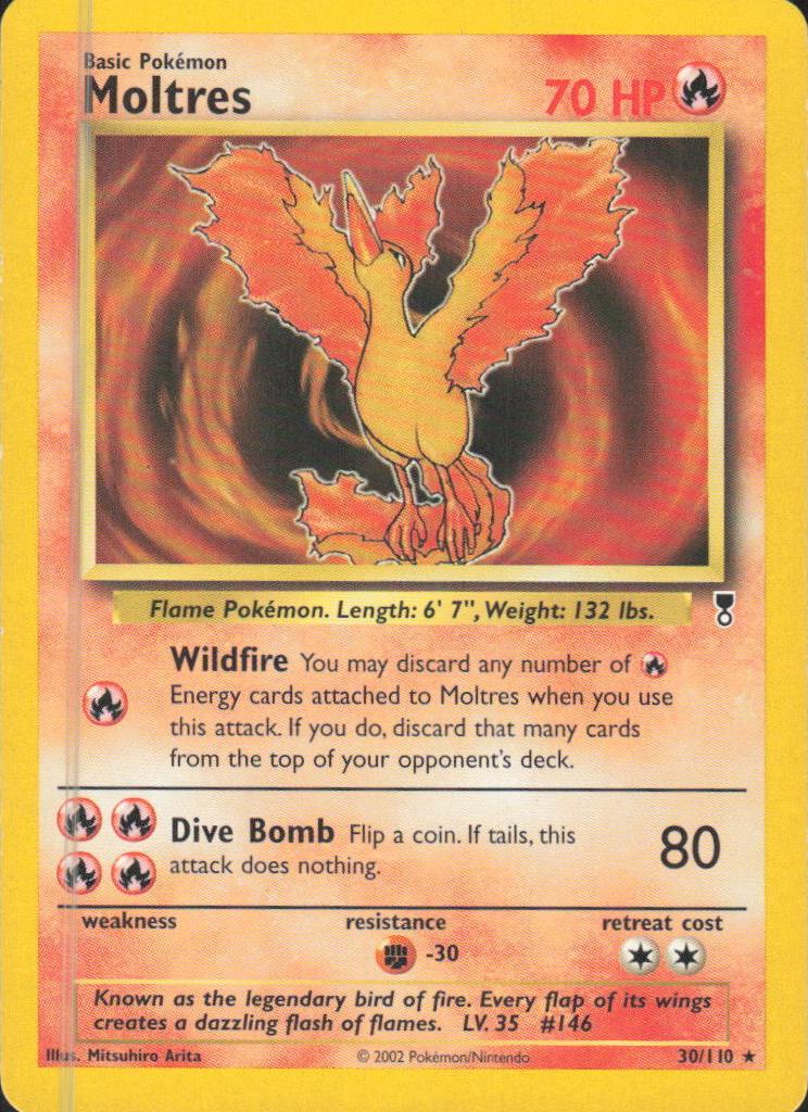 2002 Pokemon Legendary Collection Moltres #30