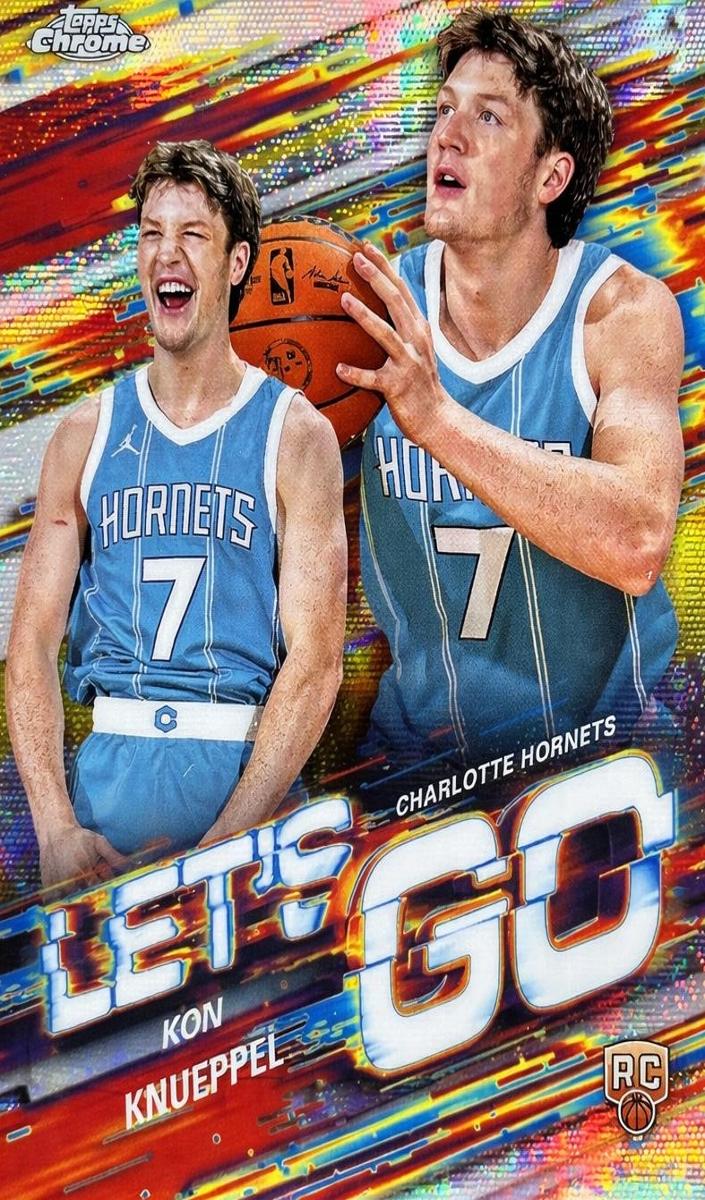 2025 Topps Chrome Basketball Kon Knueppel #LG-14 PSA 9