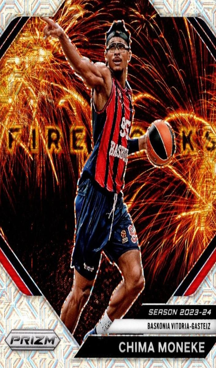 2023 Panini Prizm Turkish Airlines EuroLeague Basketball Mojo Chima Moneke #10