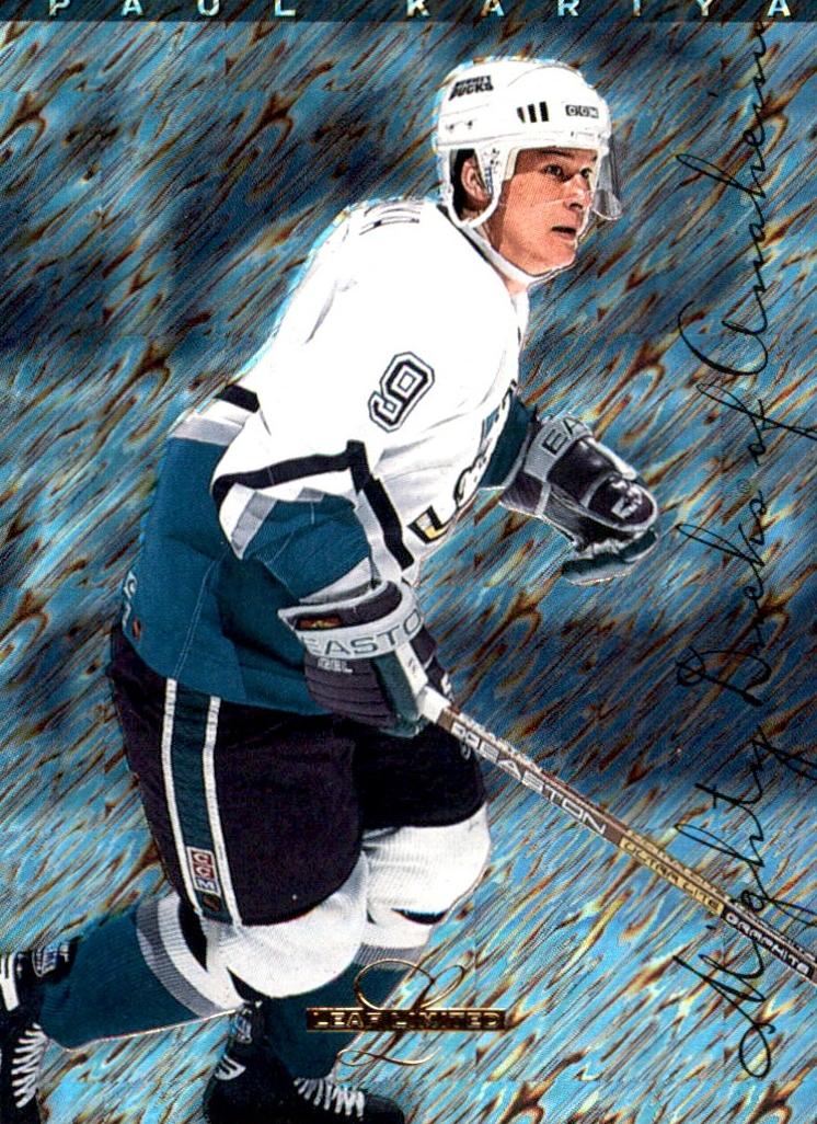 1995 Leaf Limited Hockey Paul Kariya #9