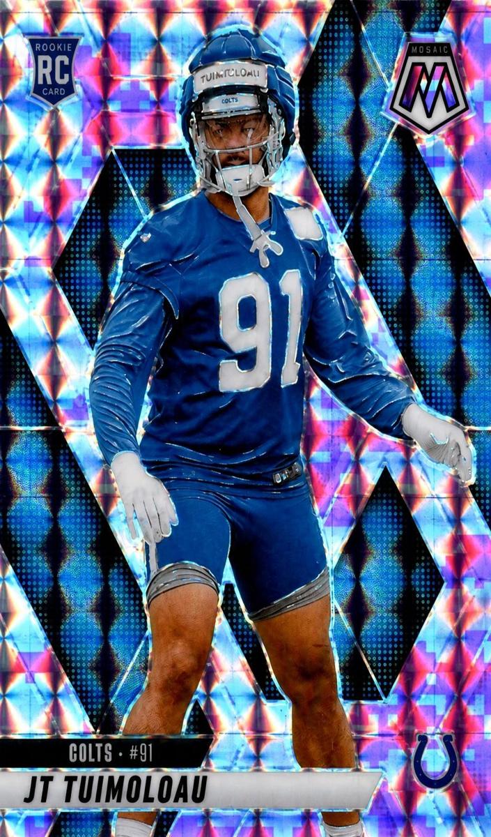 2025 Panini Mosaic Football Camo Pink JT Tuimoloau #387