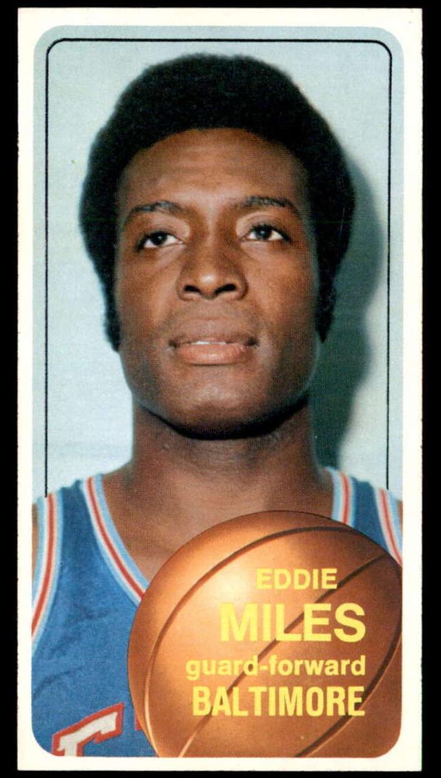1970 Topps Basketball Eddie Miles #159