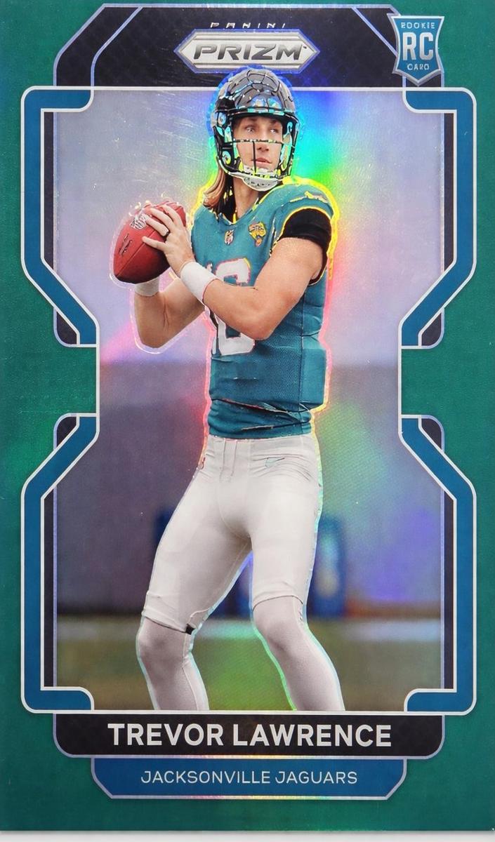 2021 Panini Prizm Football Green Prizm Trevor Lawrence #331