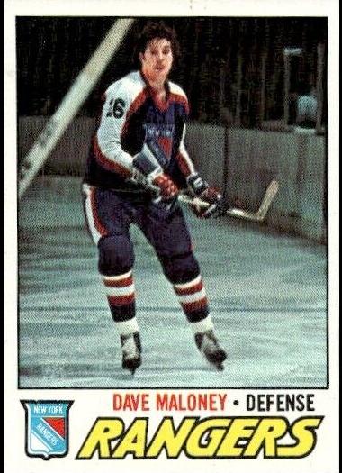 1977 Topps Hockey Dave Maloney #41 PSA 9