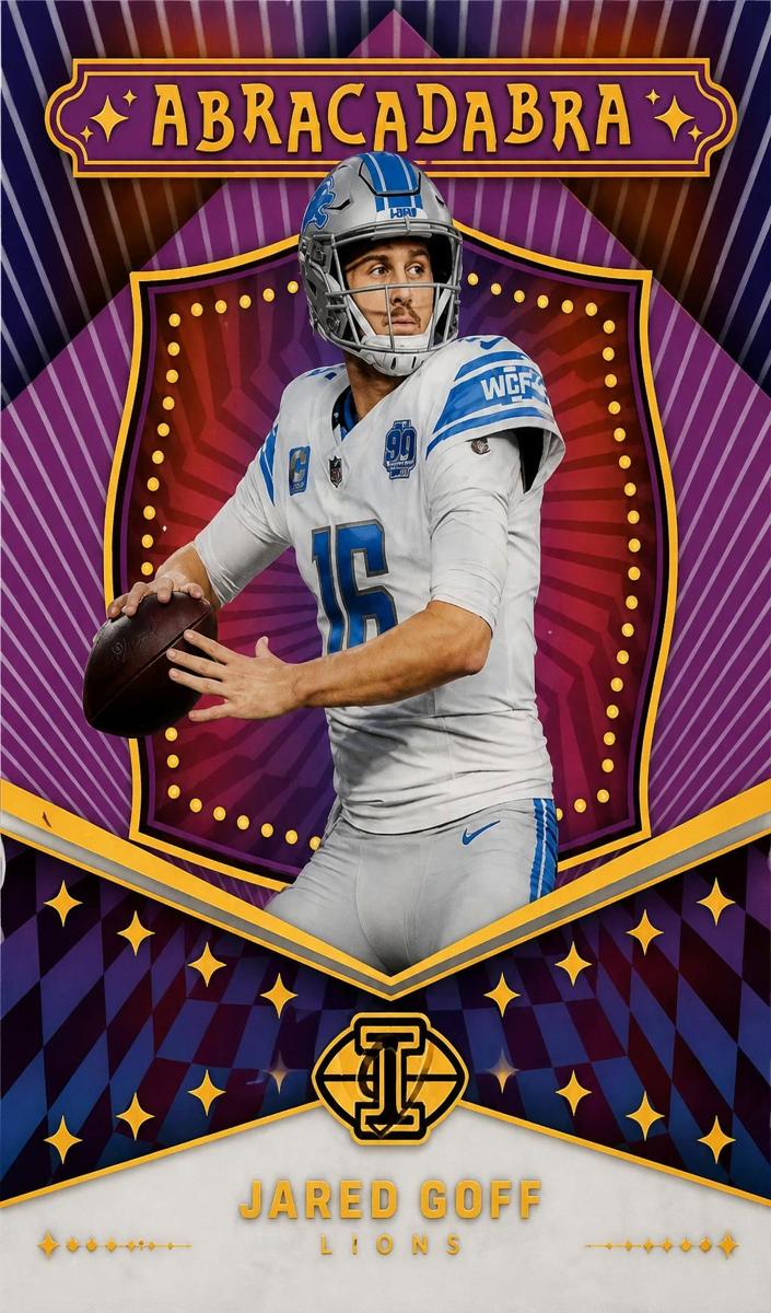 2024 Panini Illusions Football Purple Jared Goff #7