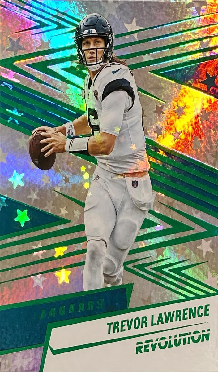 2025 Panini Revolution Football Green Astro Trevor Lawrence #157