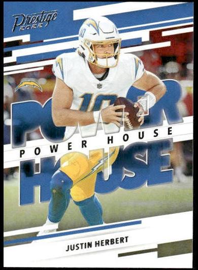 2022 Panini Prestige Football Justin Herbert #PH-2 PSA 9