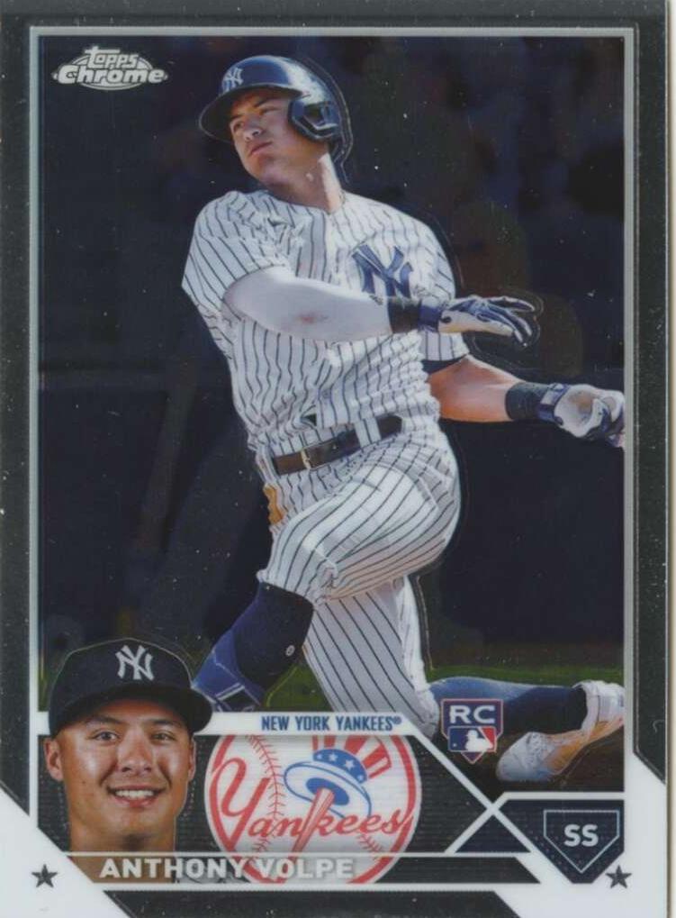 2023 Topps Chrome Baseball Anthony Volpe #4