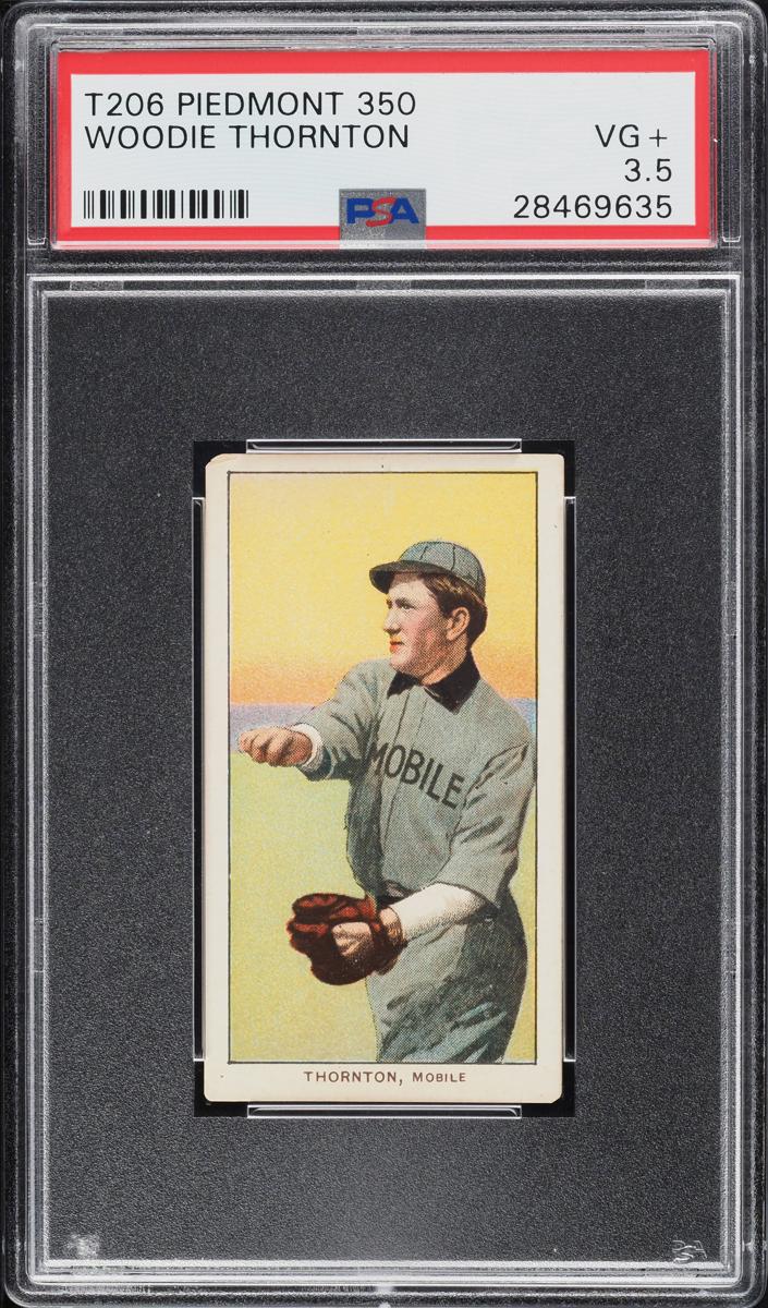 1909-11 T206 Baseball Woodie Thornton #NNO SGC 3