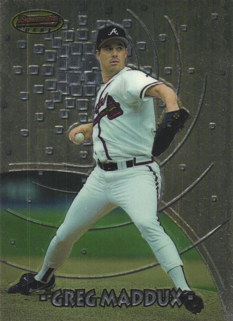 1997 Bowman's Best Baseball Greg Maddux #40