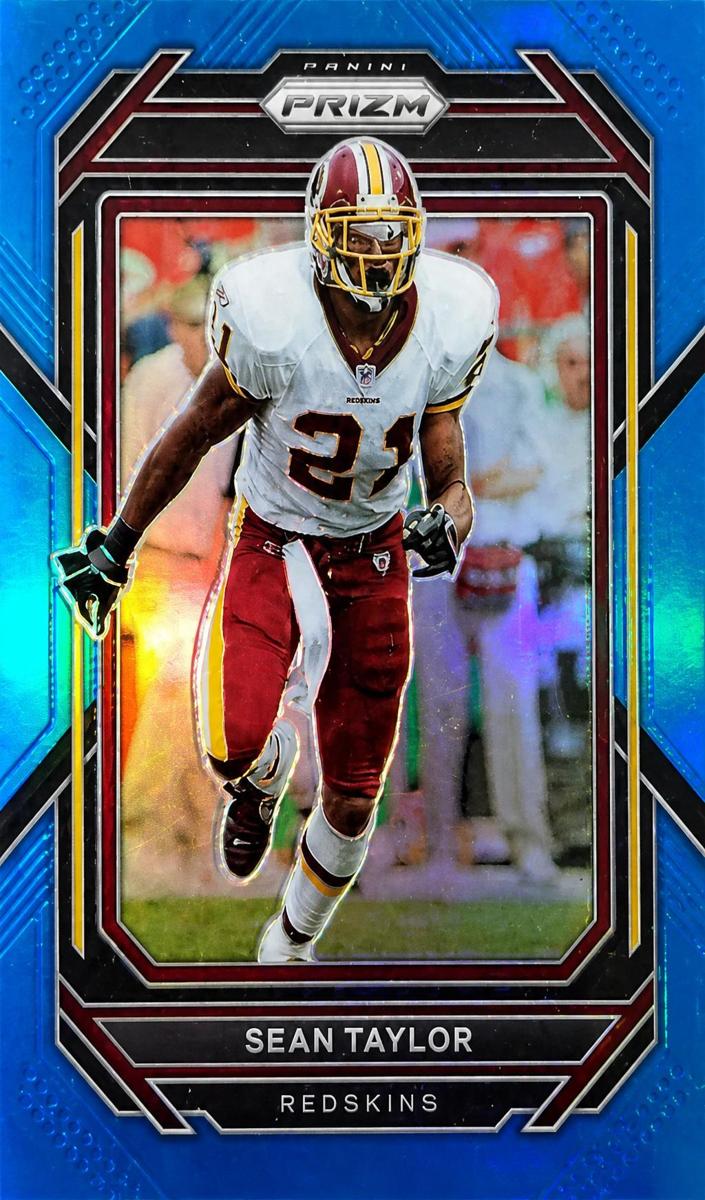 2022 Panini Prizm Football Light Blue Sean Taylor #300 PSA 10