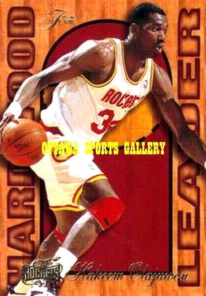 1995 Flair Basketball Hakeem Olajuwon #10