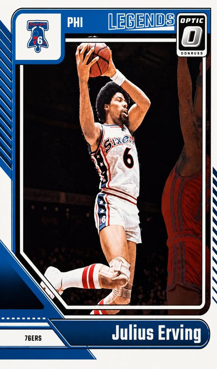 2024 Donruss Optic Basketball Julius Erving #232 PSA 10