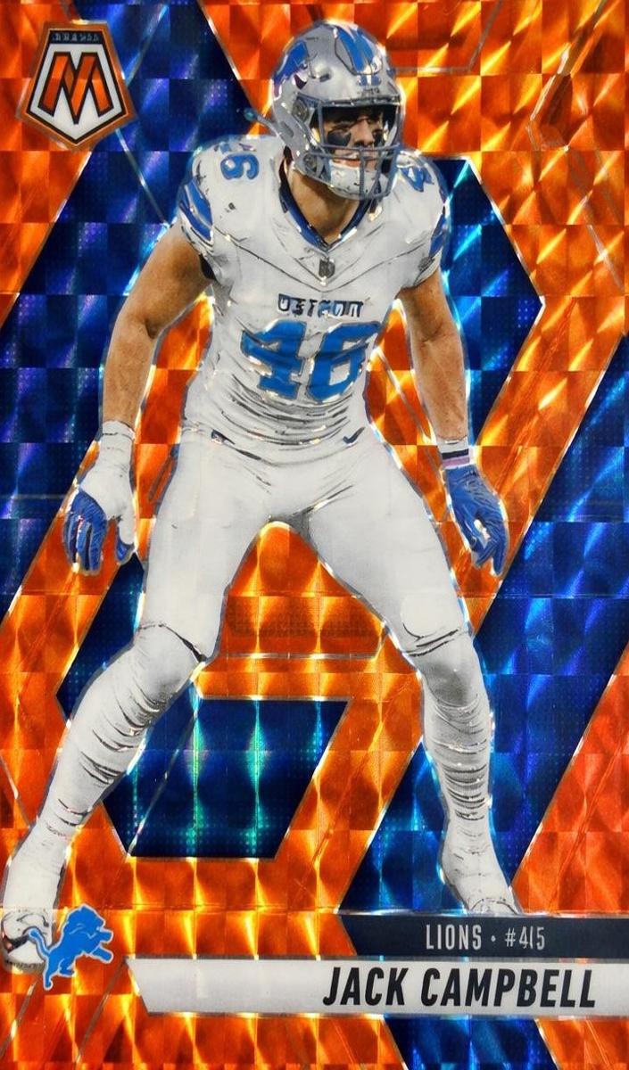 2024 Panini Mosaic Football Orange Jack Campbell #77