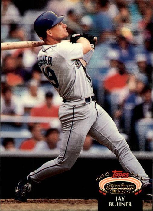 1992 Topps Stadium Club Baseball Jay Buhner #213