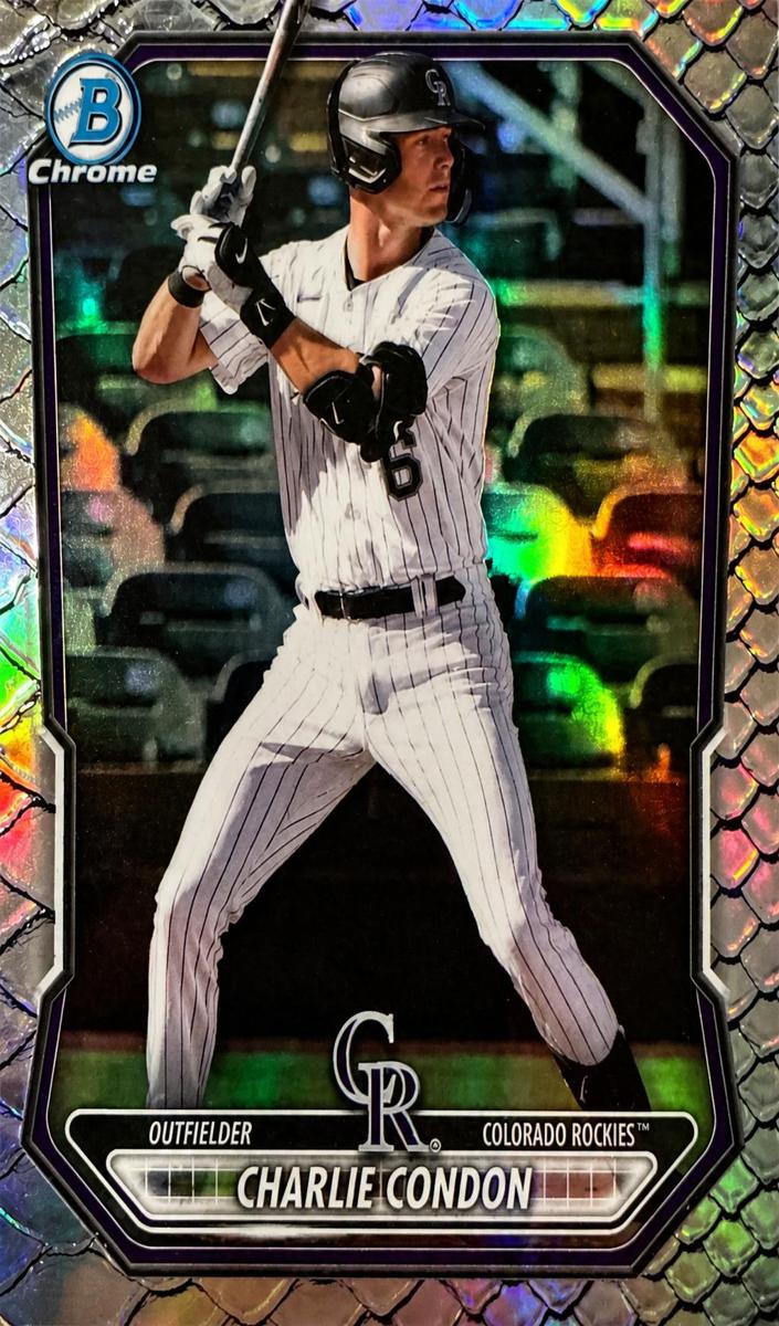 2026 Bowman Baseball Reptilian Refractor Charlie Condon #BCP-46