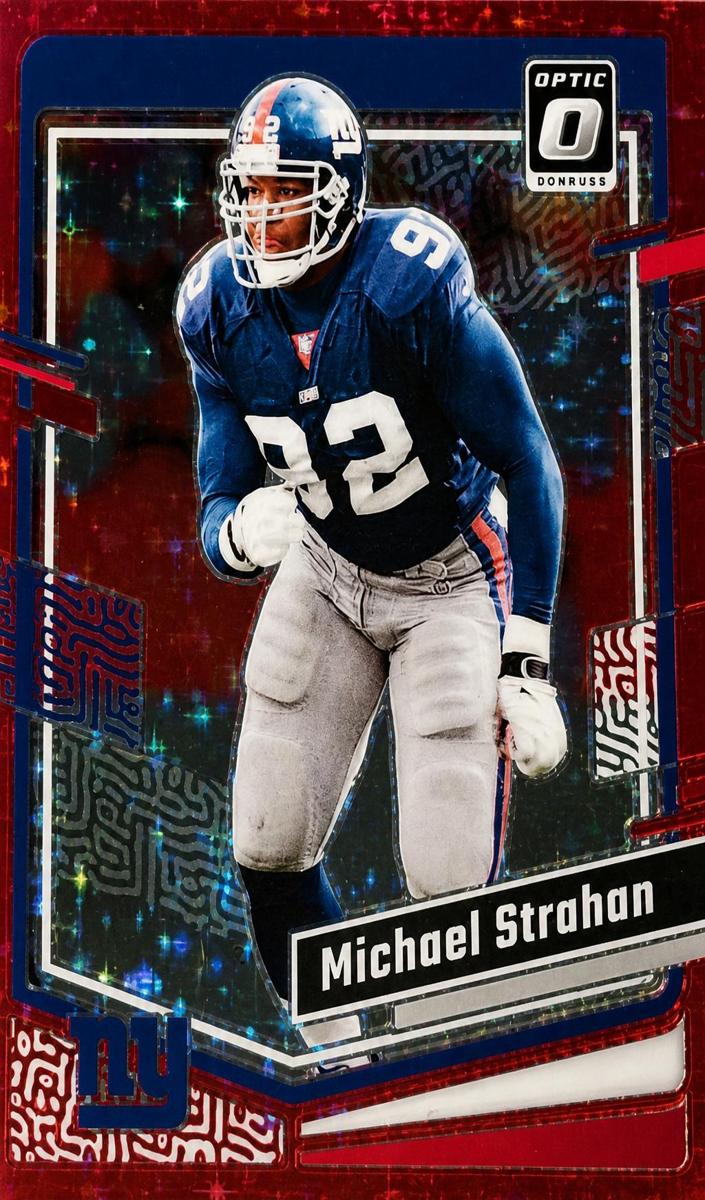 2023 Donruss Optic Football Red Stars Michael Strahan #146
