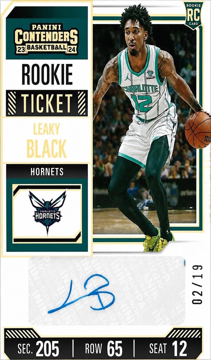 2023 Panini Contenders Basketball Ticket Stub Leaky Black #149