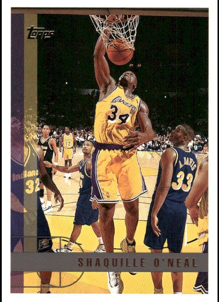 1997 Topps Basketball Shaquille O'Neal #109 PSA 9